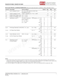 IS45S16100H-7BLA2 Datasheet Page 7