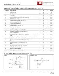 IS45S16100H-7BLA2 Datasheet Page 10