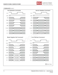 IS45S16100H-7BLA2 Datasheet Pagina 12