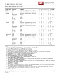 IS45S16100H-7BLA2 Datenblatt Seite 19