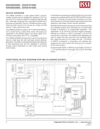 IS45S16160D-7TLA2-TR Datasheet Page 2
