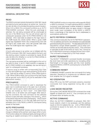 IS45S16160D-7TLA2-TR Datasheet Page 8