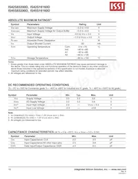 IS45S16160D-7TLA2-TR Datasheet Page 16