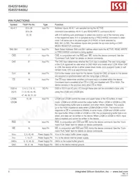 IS45S16400J-6TLA2-TR Datasheet Page 6