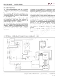 IS45S16800B-7TLA1-TR 데이터 시트 페이지 2