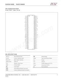 IS45S16800B-7TLA1-TR Datasheet Page 3