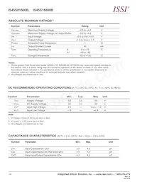 IS45S16800B-7TLA1-TR 데이터 시트 페이지 14
