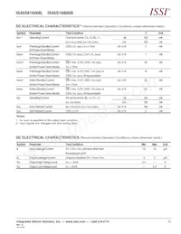 IS45S16800B-7TLA1-TR 데이터 시트 페이지 15