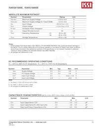 IS45S16800E-7TLA2-TR Datasheet Page 15