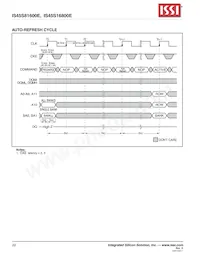 IS45S16800E-7TLA2-TR Datasheet Page 22