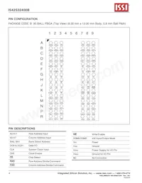 IS45S32400B-6TLA1-TR Datasheet Page 4