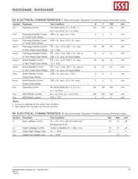 IS45S32400E-7TLA2-TR Datasheet Page 15