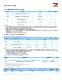 IS46DR16128A-3DBLA2-TR Datasheet Page 13
