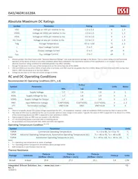 IS46DR16128A-3DBLA2-TR Datasheet Pagina 13