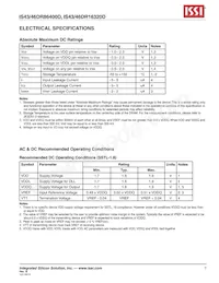 IS46DR16320D-25DBLA2 Datasheet Page 7