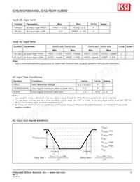IS46DR16320D-25DBLA2 Datasheet Page 9