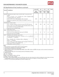 IS46DR16320D-25DBLA2 Datasheet Page 14
