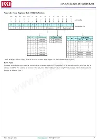 IS46LR16320B-6BLA2 Datasheet Page 6