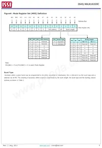 IS46LR16320C-6BLA2 Datasheet Page 6