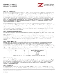 IS46TR16640ED-15HBLA2 Datasheet Page 13