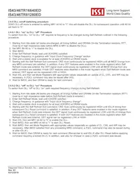 IS46TR16640ED-15HBLA2 Datasheet Page 21