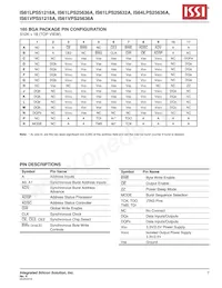 IS61LPS25636A-200B2I-TR Datasheet Page 7
