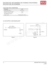 IS61LPS25636A-200B2I-TR Datasheet Page 16