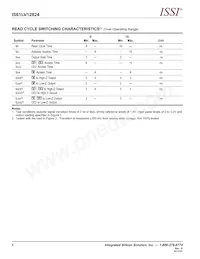 IS61LV12824-8BL-TR Datasheet Page 6