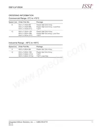IS61LV12824-8BL-TR Datasheet Page 11