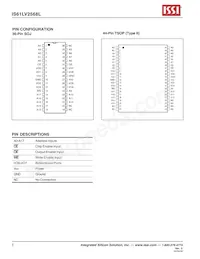 IS61LV2568L-10T Datasheet Page 2