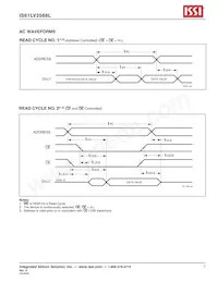 IS61LV2568L-10T Datasheet Page 7
