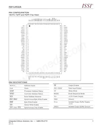 IS61LV632A-6TQI-TR Datasheet Page 3