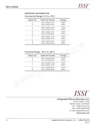 IS61LV632A-6TQI-TR Datasheet Page 16