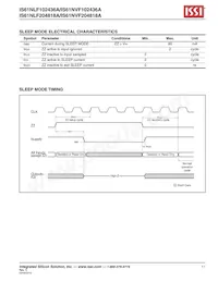 IS61NLF102436A-7.5TQLI-TR Datasheet Page 11