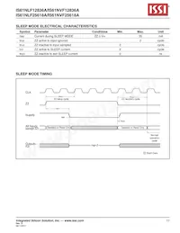 IS61NLF12836A-7.5TQI Datasheet Page 17