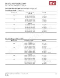 IS61NLF12836A-7.5TQI Datasheet Page 23
