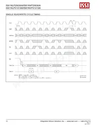 IS61NLF25636A-7.5B2I-TR Datasheet Page 20