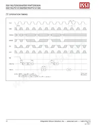 IS61NLF25636A-7.5B2I-TR Datasheet Page 22