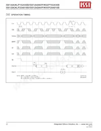 IS61NLP204818B-250B3L Datasheet Page 22