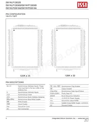 IS61NLP25618A-200B3I-TR Datasheet Page 8