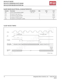 IS61NLP25618A-200B3I-TR Datasheet Page 18
