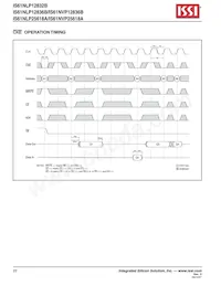 IS61NLP25618A-200B3I-TR Datasheet Page 22
