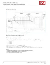 IS61QDB22M18-250M3L Datasheet Page 6