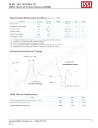 IS61QDB41M36-250M3L Datasheet Page 13