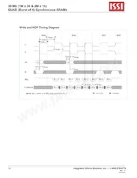 IS61QDB41M36-250M3L Datasheet Page 19