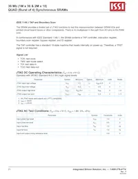 IS61QDB41M36-250M3L Datasheet Pagina 21