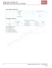 IS61QDB41M36-250M3L Datasheet Pagina 23