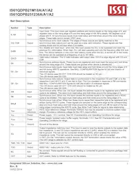 IS61QDPB251236A-333M3L Datenblatt Seite 3