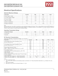 IS61QDPB251236A-333M3L Datasheet Page 14