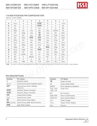 IS61VF51236A-7.5B3I Datasheet Page 6